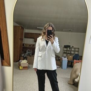 Banana Republic White Women's Blazer